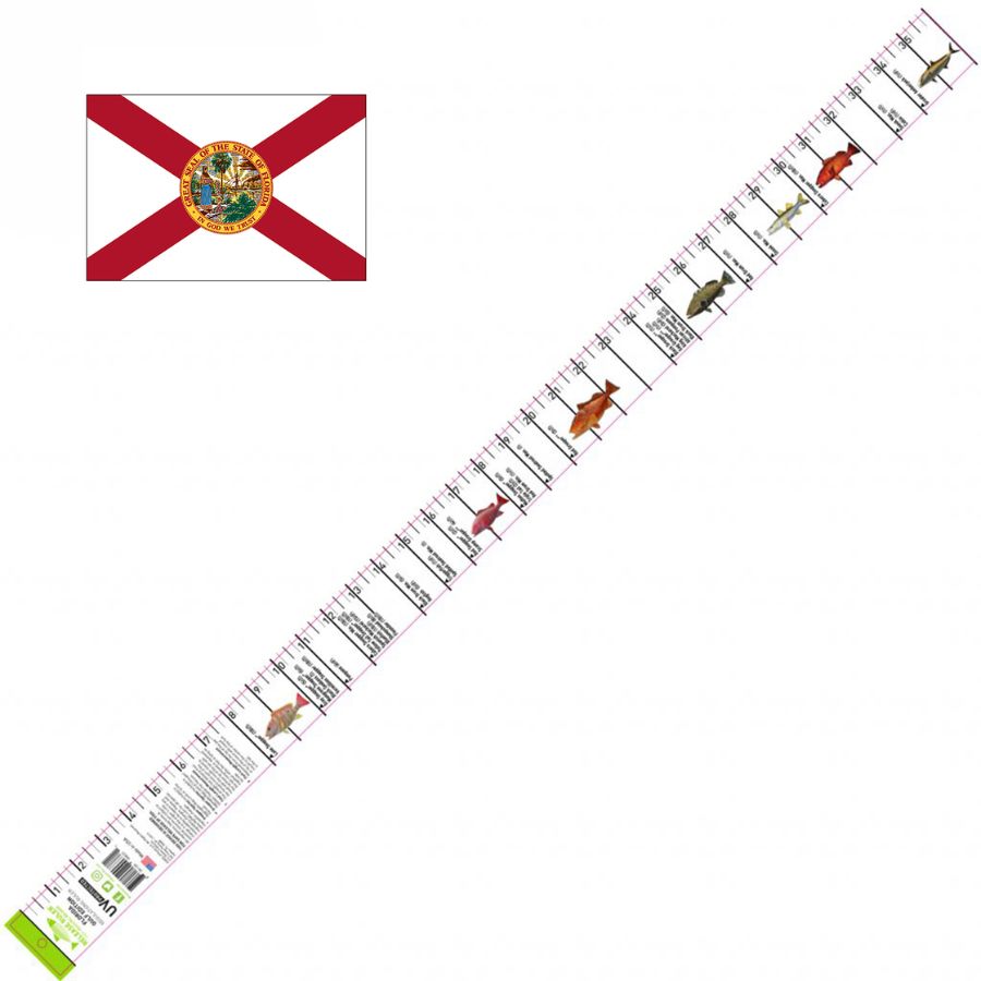 GULFSTREAM LURES TACKLE BOX ID FLORIDA BOAT RULER DECAL