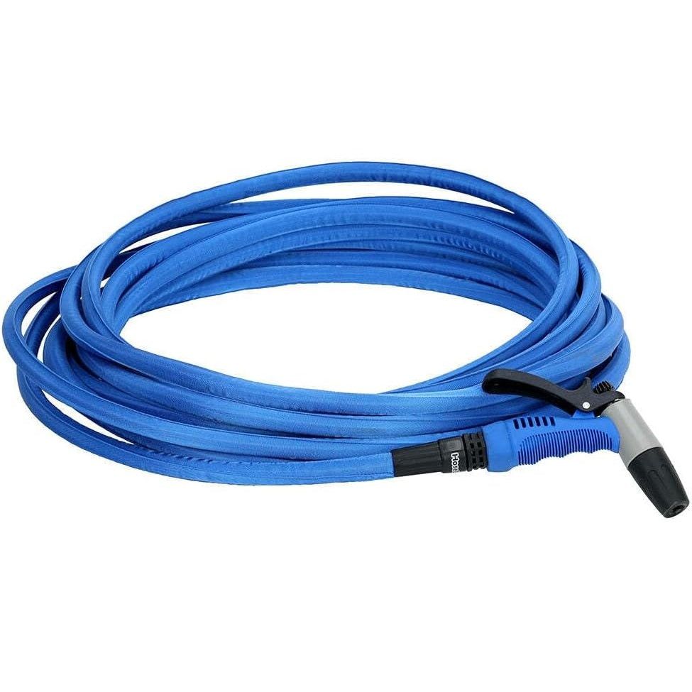 HOSECOIL Flexible Hose Kit Blue with Rubber Tip Nozzle