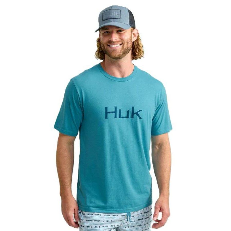 HUK CLASSIC LOGO T-SHIRT
