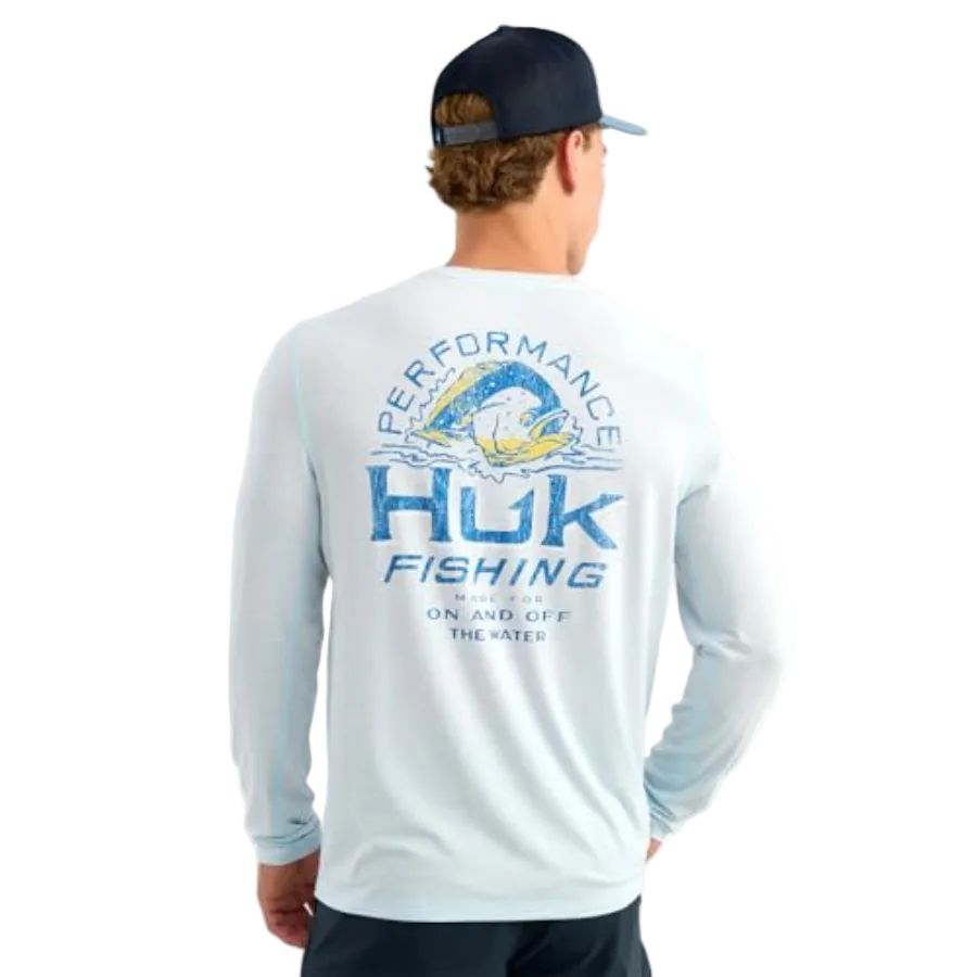 HUK DRIFT GRAPHIC LONG SLEEVE PERFORMANCE CREW