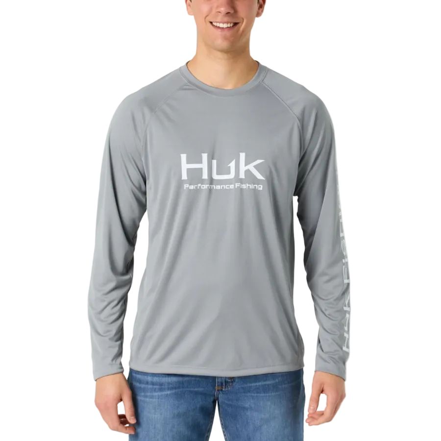 HUK PURSUIT LONG SLEEVE CREW SHIRT