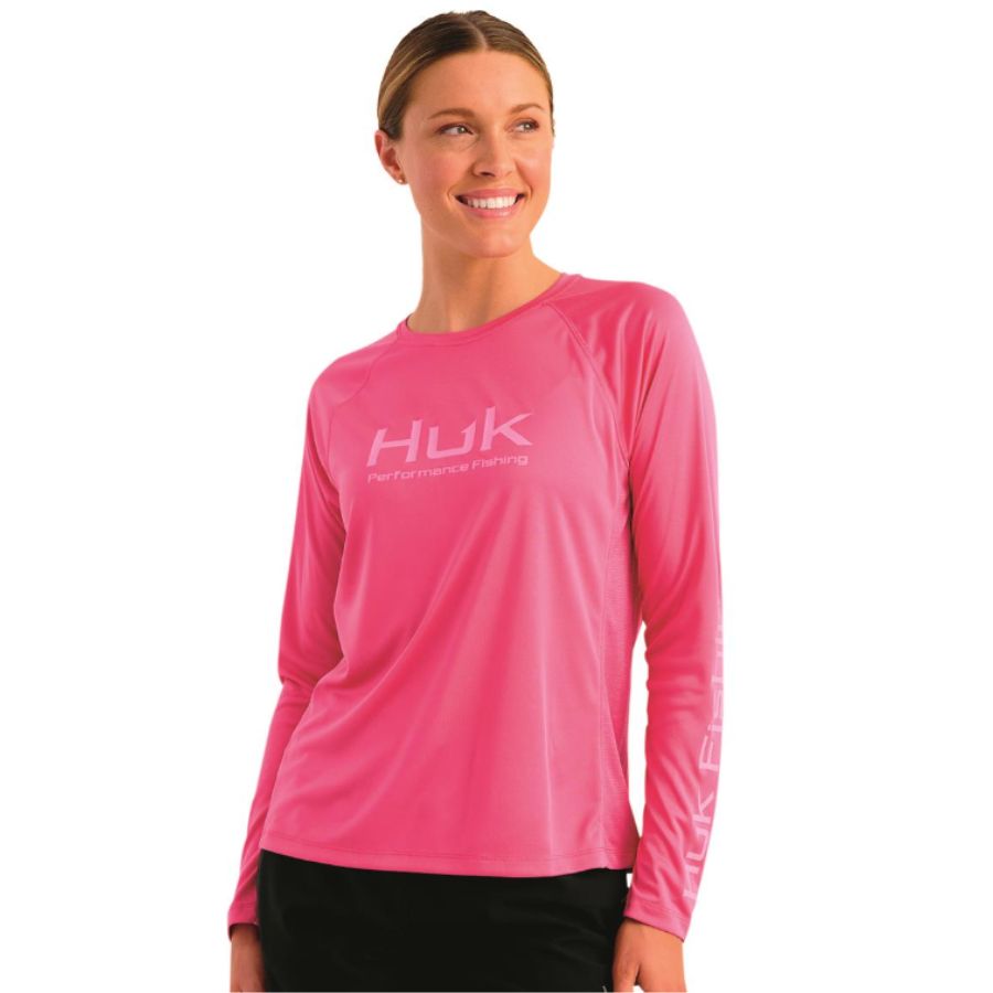 HUK WOMEN'S PURSUIT PERFORMANCE CREW SHIRT