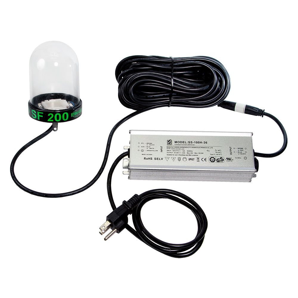 Hydro Glow 200W LED Underwater Dock Light - Green
