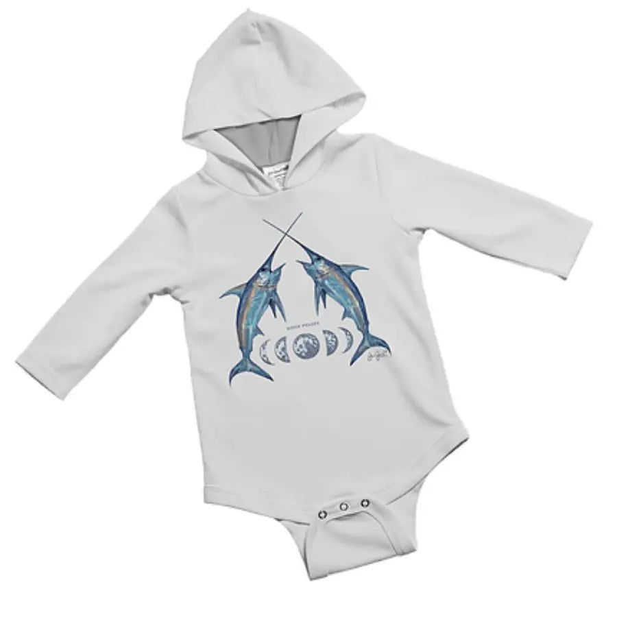 JESSIE JESSUP BABY ONESIE SWORDFISH