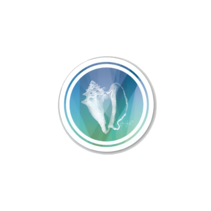 JESSIE JESSUP CONCH SHELL STICKER