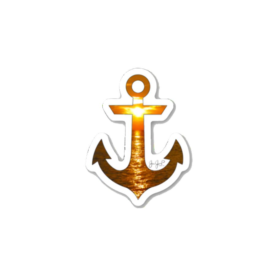 JESSIE JESSUP SUNSET ANCHOR STICKER