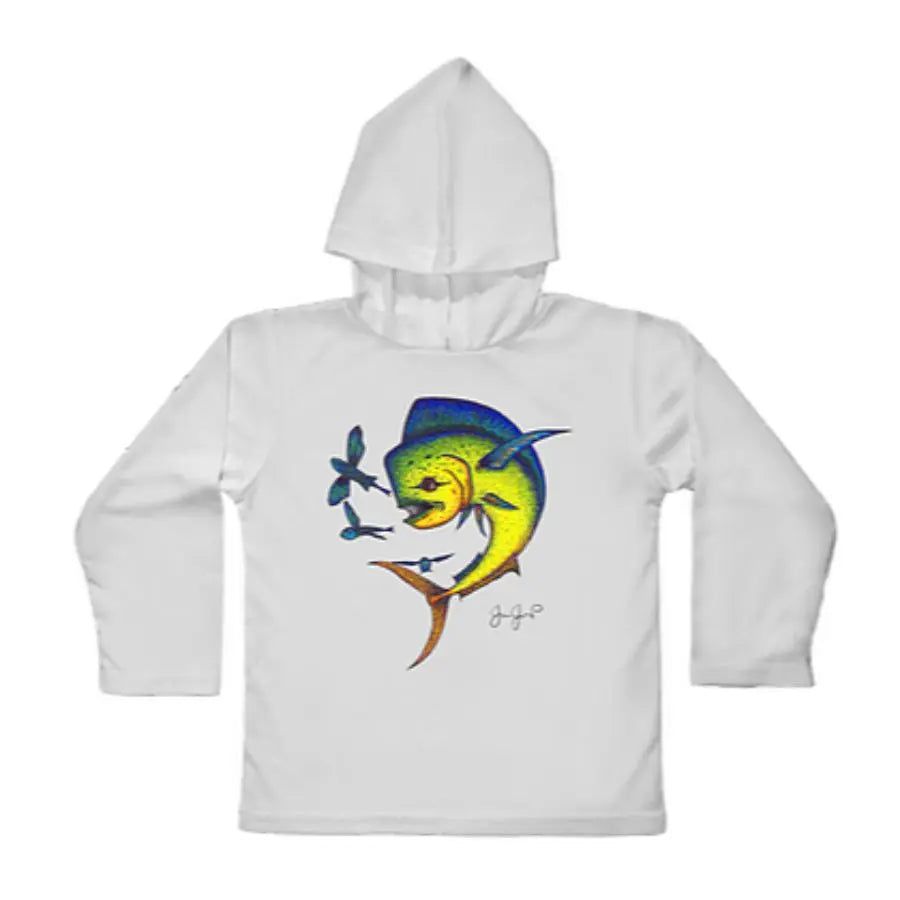 JESSIE JESSUP TODDLER DOTTED MAHI PERFORMANCE HOODIE