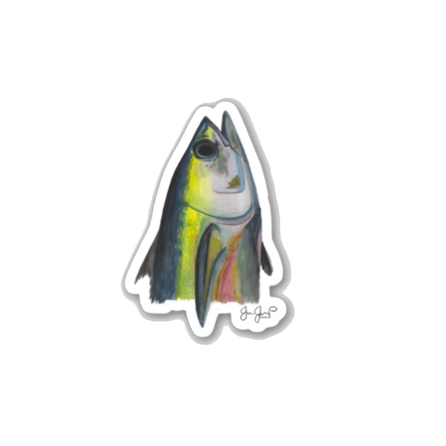 JESSIE JESSUP TUNA HEAD STICKER