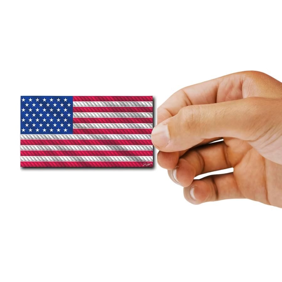 JESSIE JESSUP USA FLAG STICKER