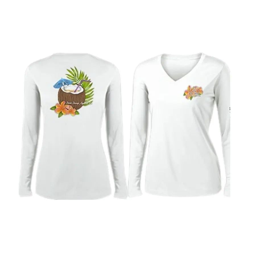 JESSIE JESSUP WOMEN'S COCONUT LONG SLEEVE PERFORMANCE SHIRT