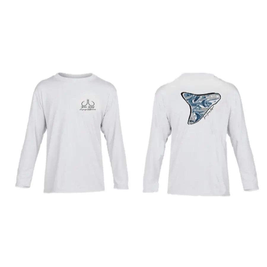 JESSIE JESSUP YOUTH SHARK FRENZY LONG SLEEVE PERFORMANCE SHIRT
