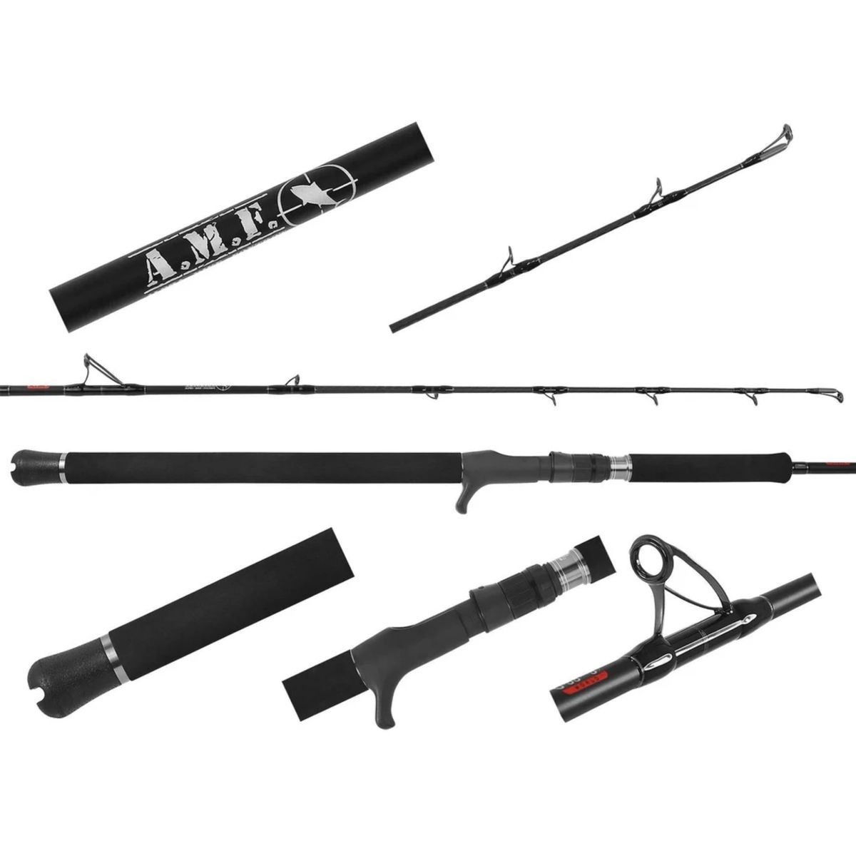 Jigging World AMF "Alpha Mike Foxtrot" Conventional Jigging Rods