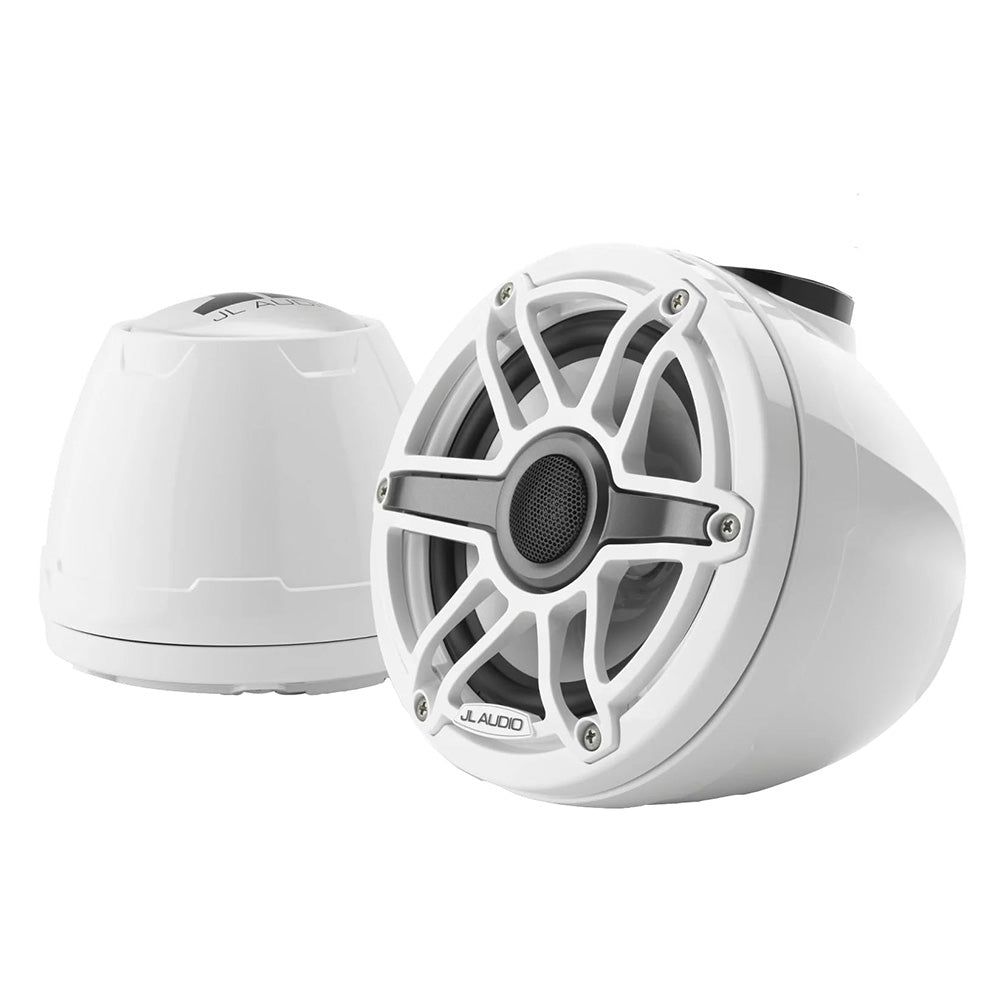 JL Audio M6 VeX Series 6.5" Enclosed Coaxial Speakers with White Sports Grilles