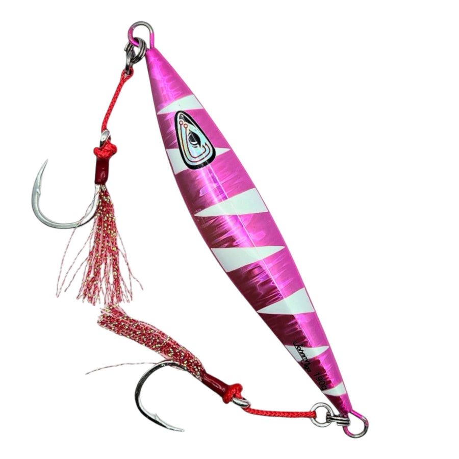 JOHNNY JIGS FLAT BACK GLOW SLOW PITCH JIGS