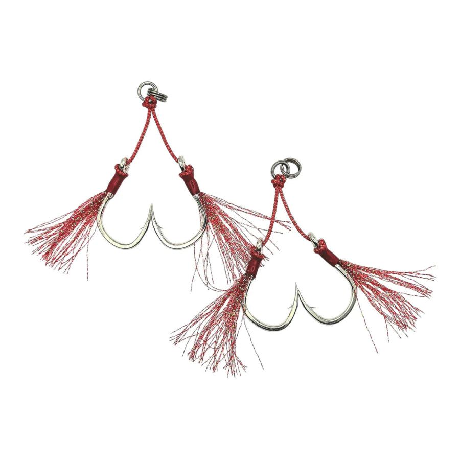 JOHNNY JIGS PRO JIGGER WIRE CORE TWIN ASSIST HOOKS
