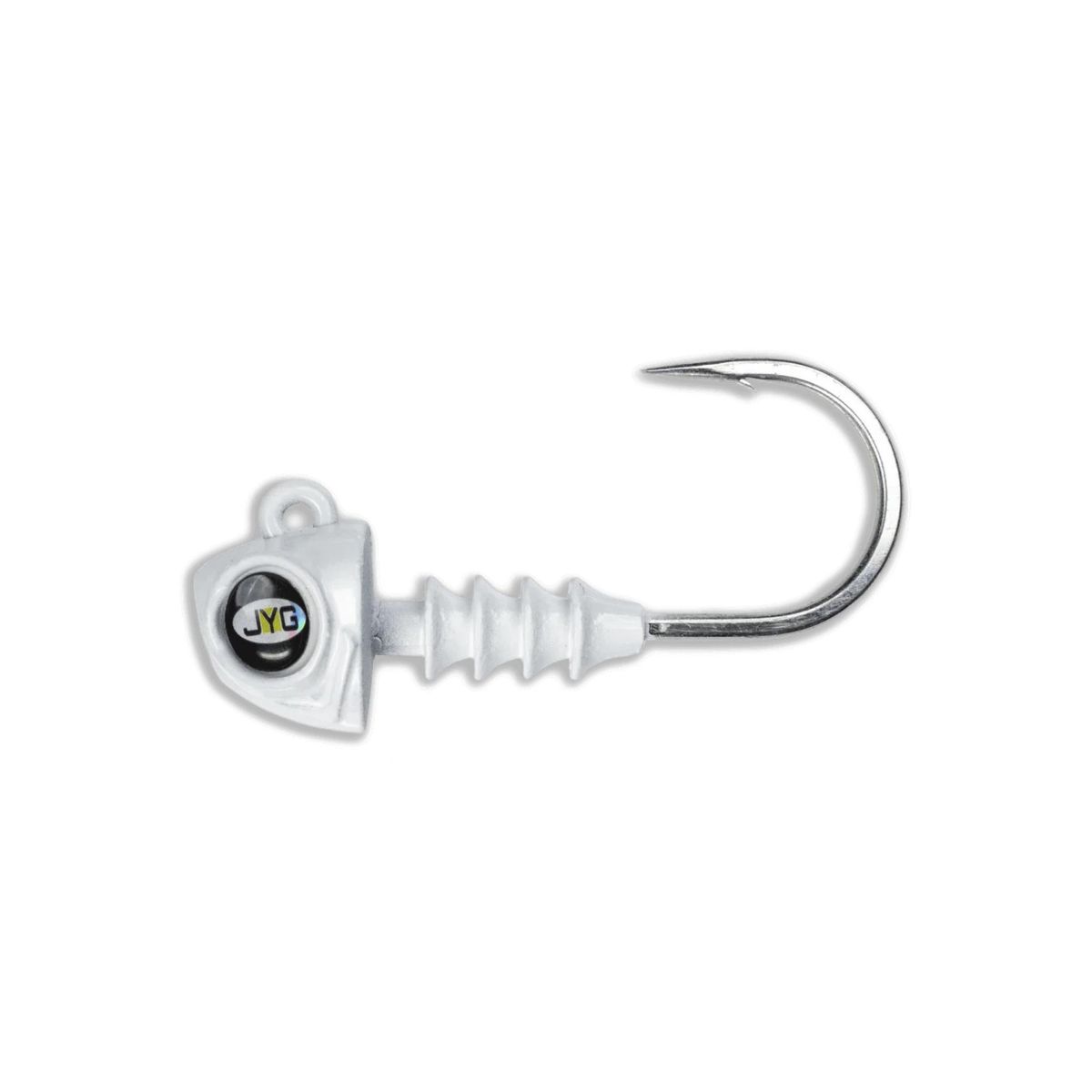 JYG Pro Fishing SWYM-JH-3-1/4-PL-3PK Swym 3", 1/4oz. Jig Head - Pearl (3 Pack)