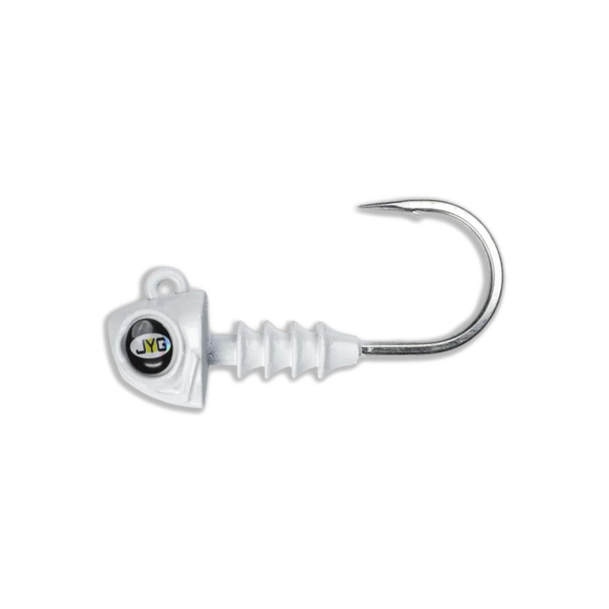 JYG Pro Fishing SWYM-JH-4-1/2-PL-3PK Swym 4", 1/2oz. Jig Head - Pearl (3 Pack)