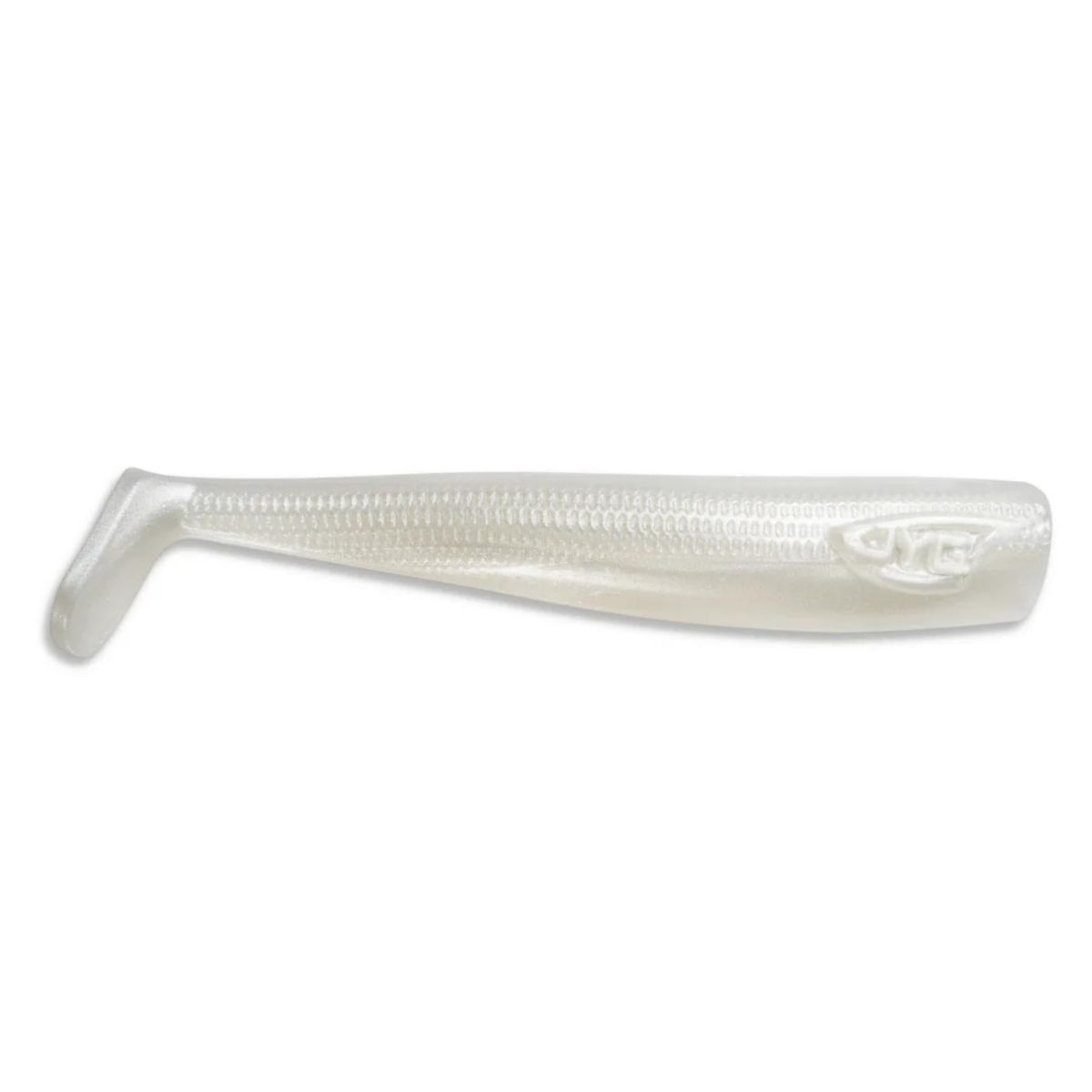 JYG Pro Fishing SWYM-PT-5-PL-4PK Swym 5" Paddle Tail - Pearl (4 Pack)