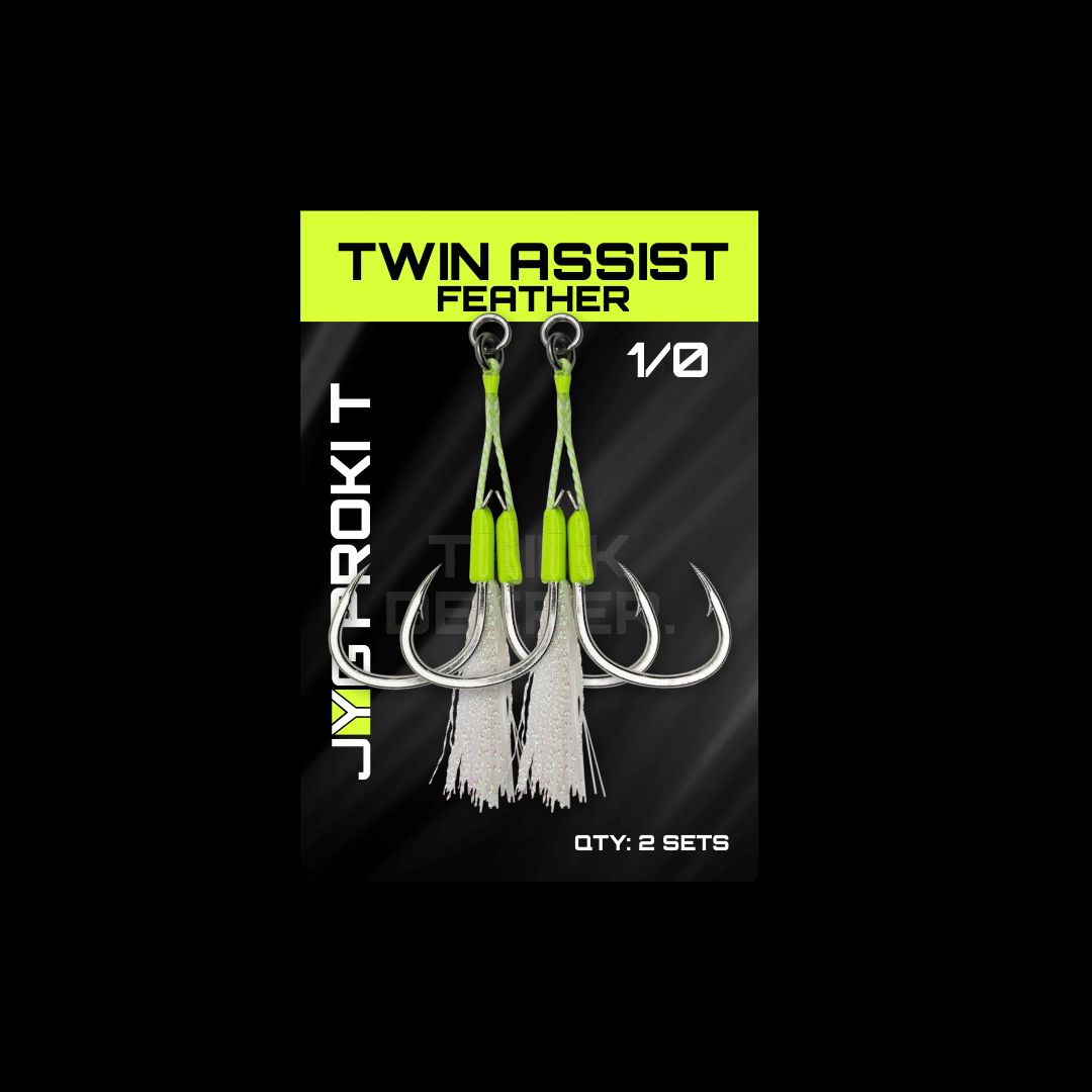 TWIN ASSIST HOOKS FEATHER