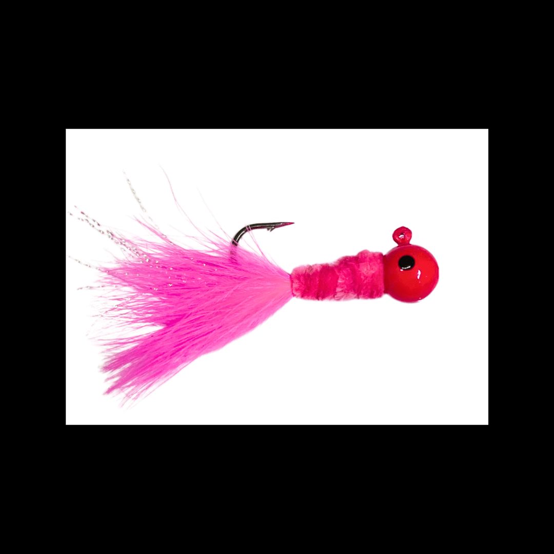 JYG Pro Fishing CR-1/8-PK 1/8oz. Crappie Jygs - Pink