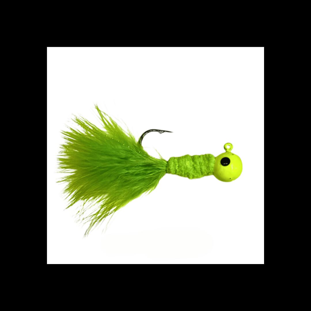 JYG Pro Fishing CR-1/8-YL 1/8oz. Crappie Jygs - Yellow