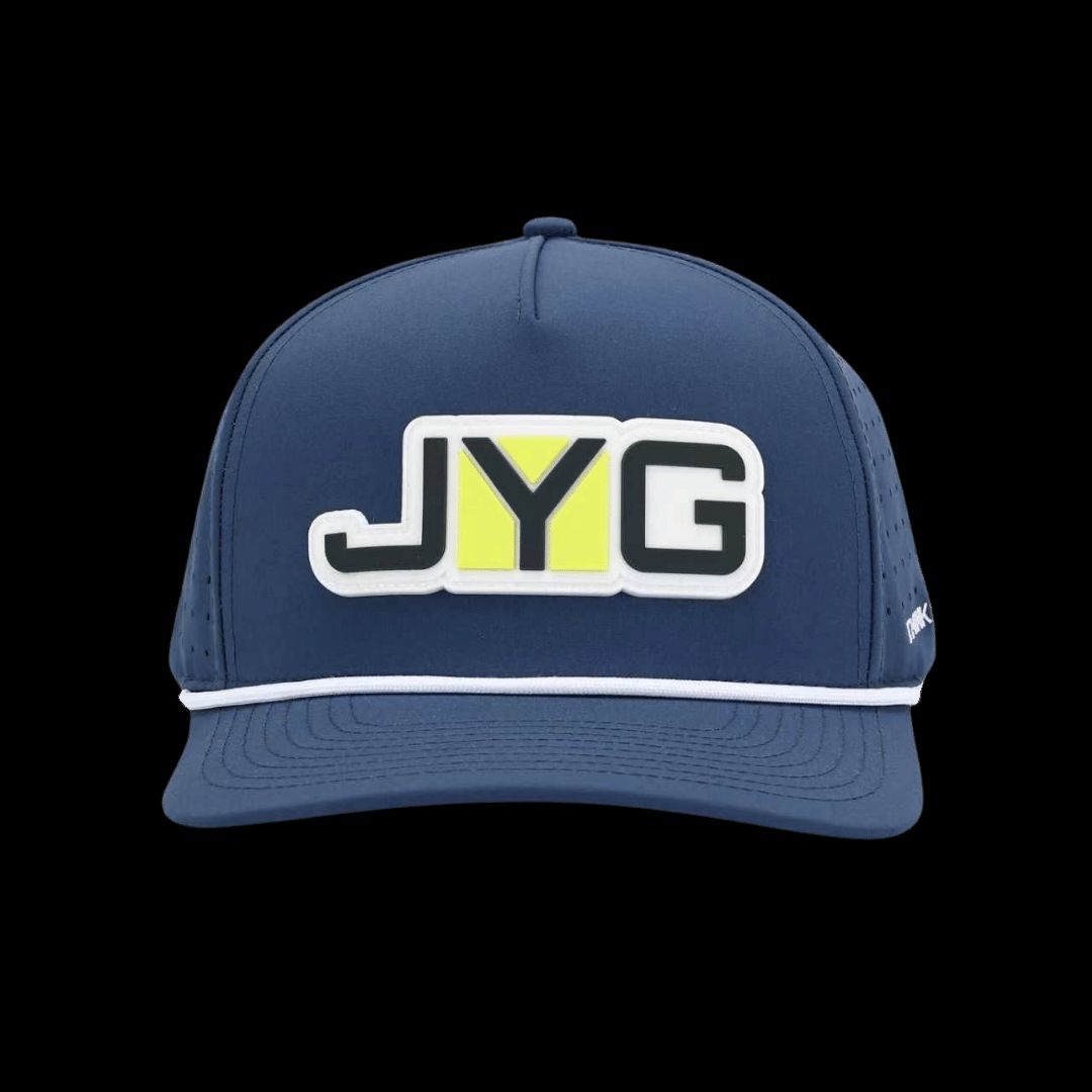 JYG Patch Blue & White Rope Hat