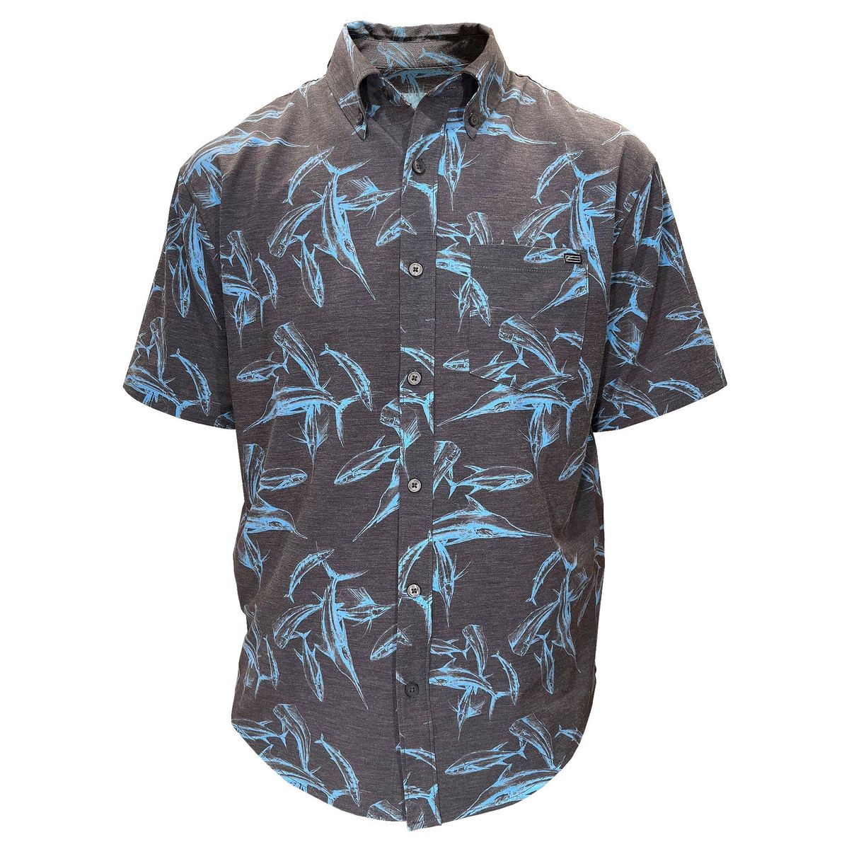 KSCOTT Atlantic Traveler Islander Short Sleeve Button Up