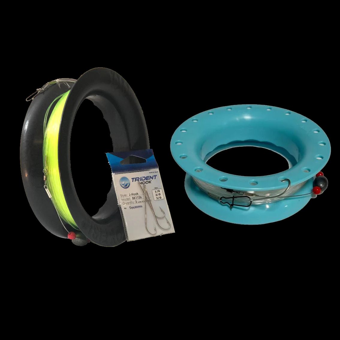 LEE FISHER FISHING SUPPLY Joy Fish Yo-Yo 7" Hand Reel Mono Line Combo