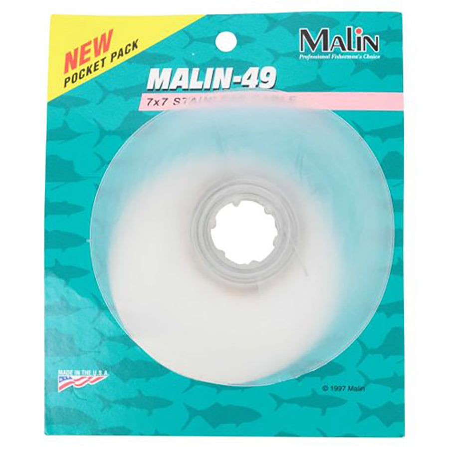 MALIN-49 STRAND STAINLESS STEEL CABLE 30FT