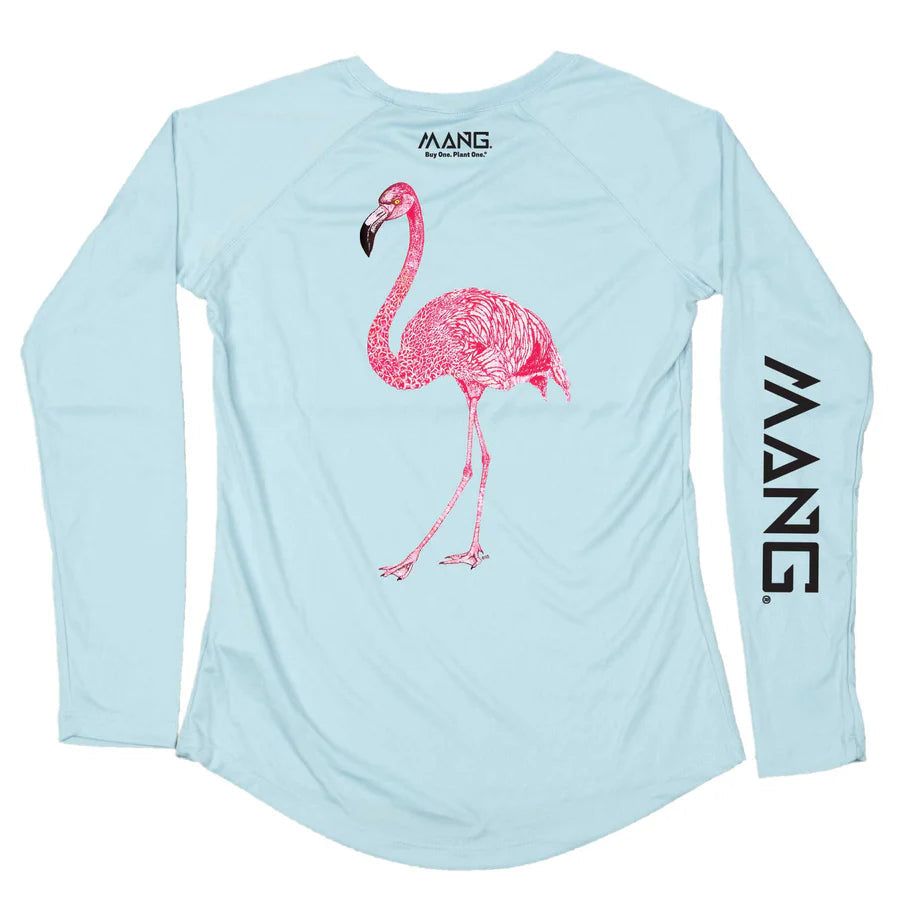 MANG FLAMINGO LONG SLEEVE PERFORMANCE SHIRT