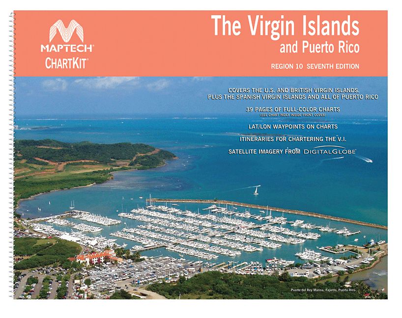 MAPTECH ChartKit® Region 10, 7th Edition - The Virgin Islands and Puerto Rico