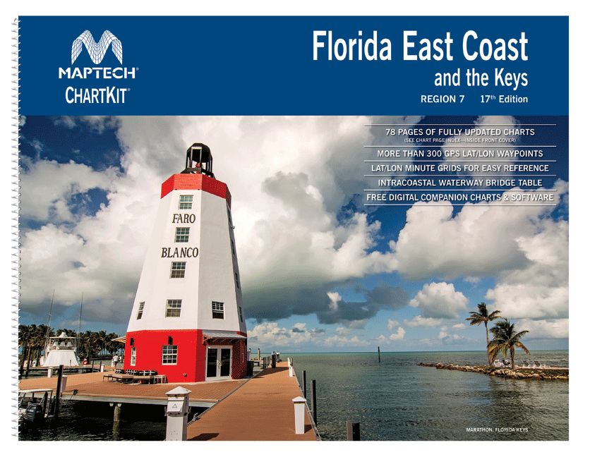 MAPTECH ChartKit® Region 7, 17th Edition - Florida East Coast and the Keys