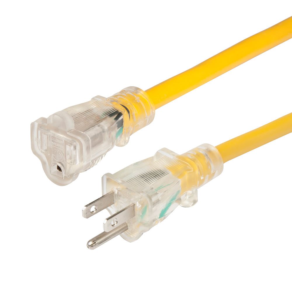 MARINCO 15A 14/3 Lighted Extension Cord - Non-Locking