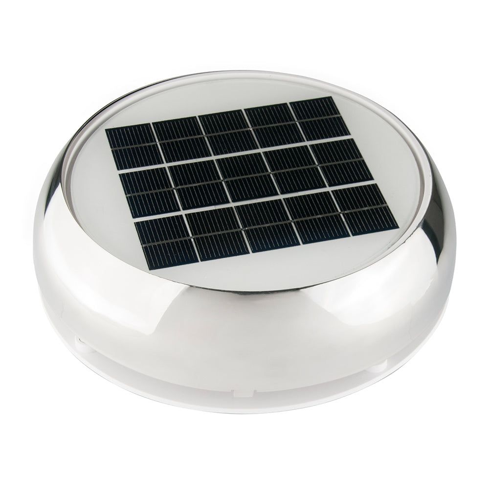 MARINCO 4" Day/Night Solar Vent - Stainless Steel