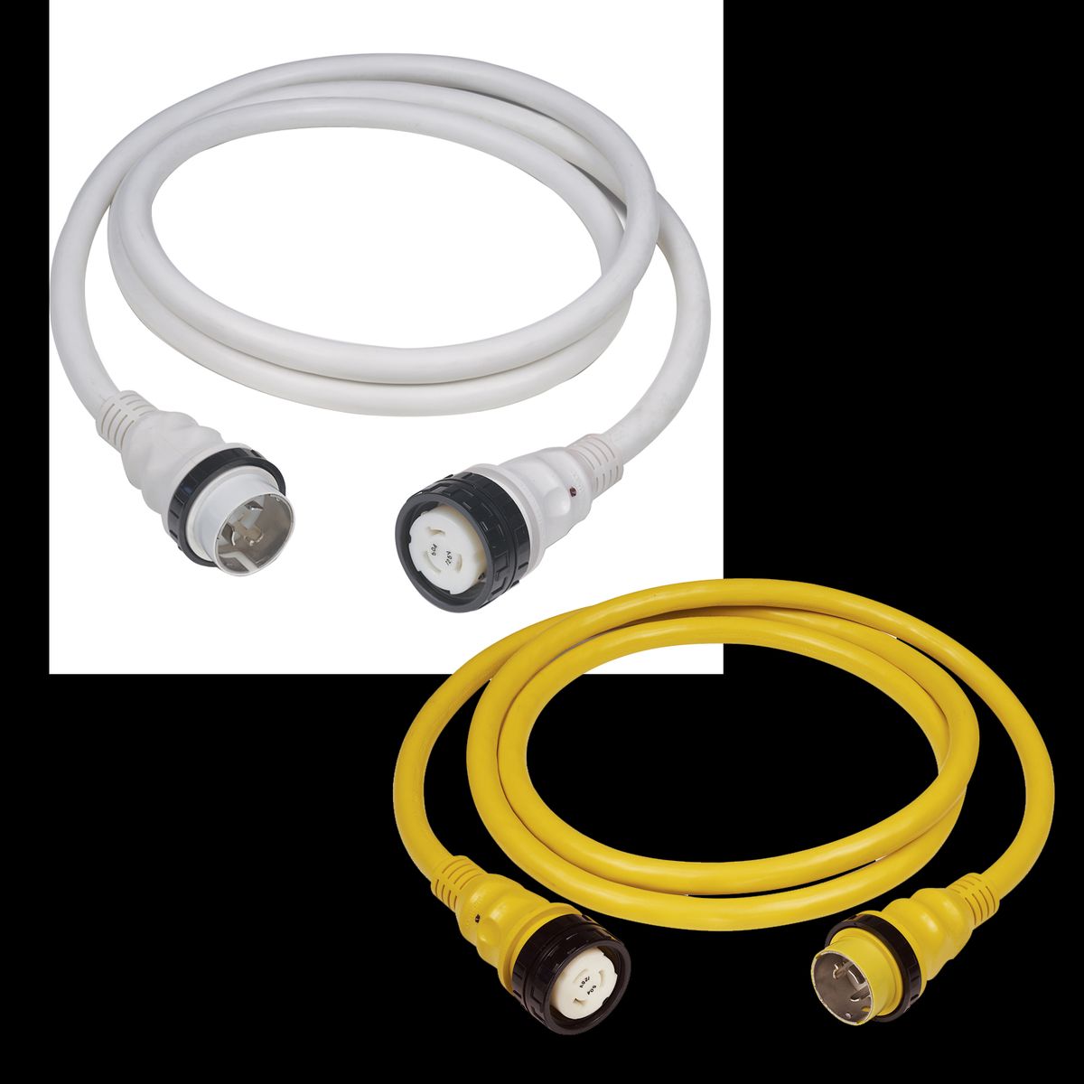 MARINCO 50 Amp 125V 3-Wire Yellow Cordset