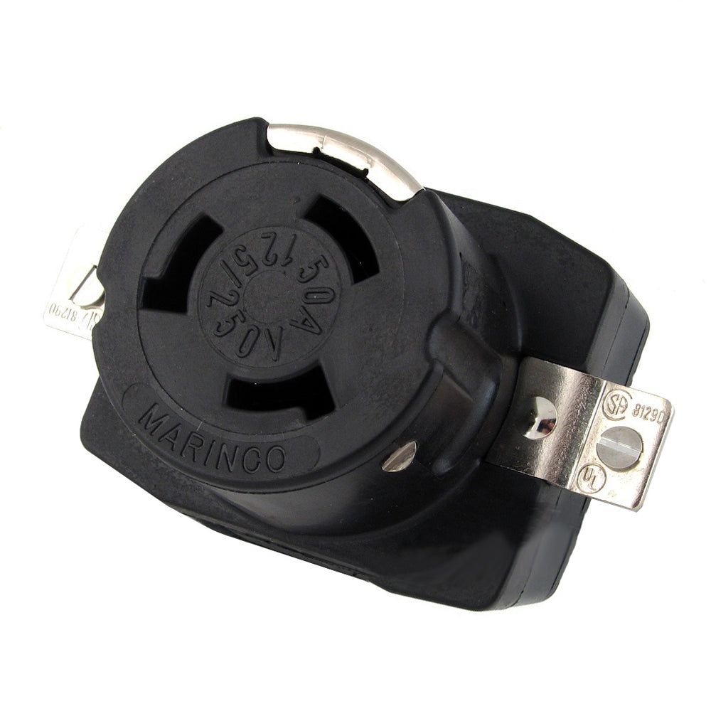 MARINCO 6369CR 125/250V 50Amp Wire Dockside Receptacle