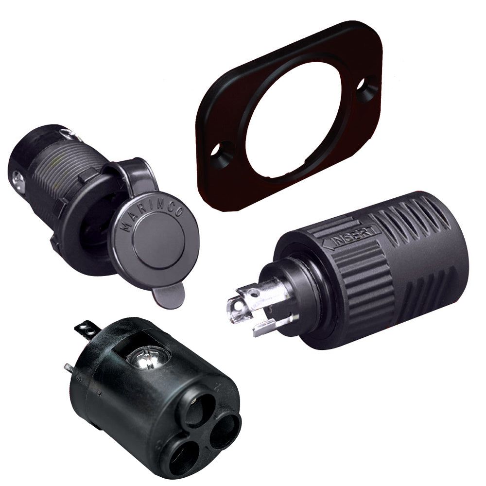 MARINCO ConnectPro® Charging/Trolling Receptacle, Plug & 6-Guage Adapter