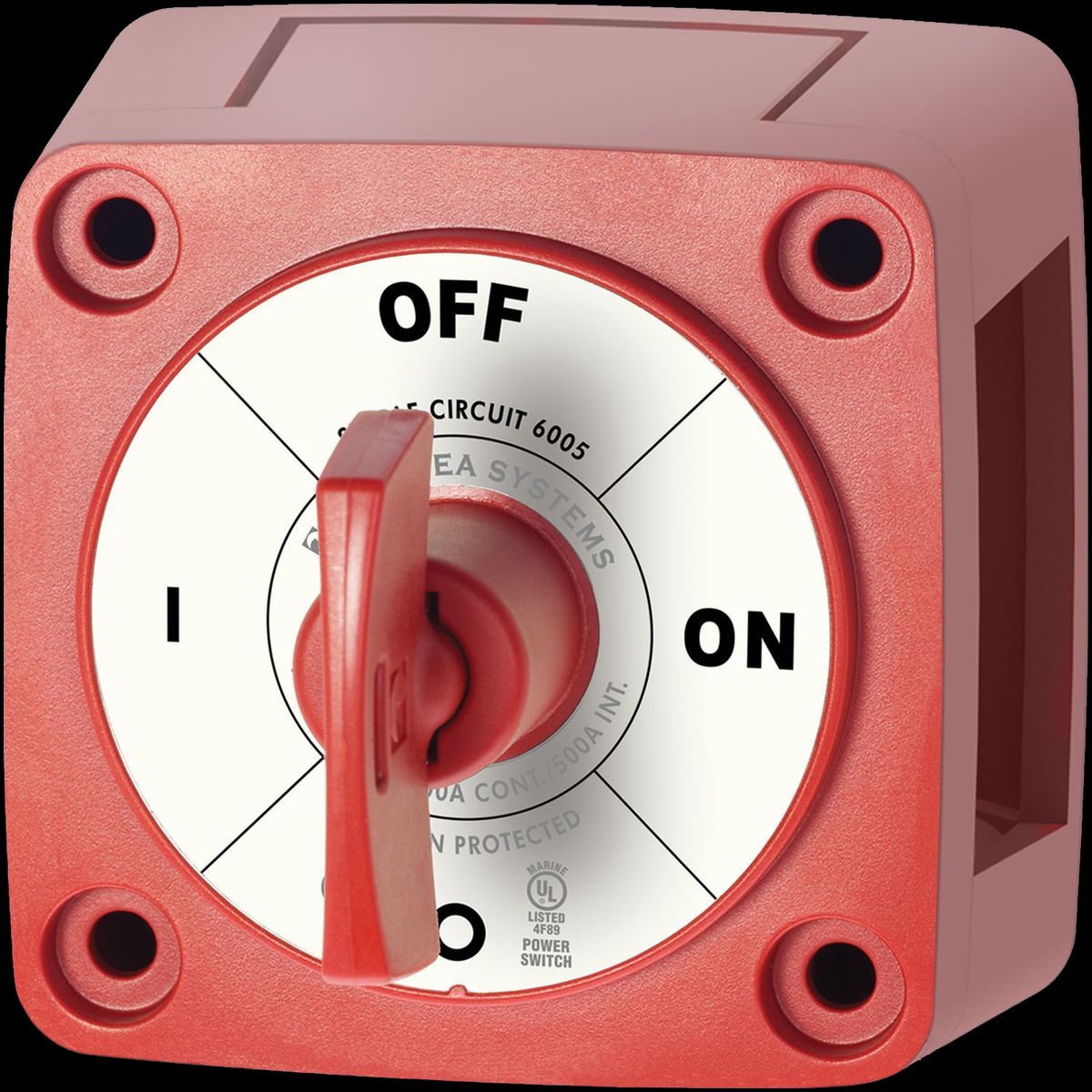 MARINCO Mastervolt M-Series Mini On-Off Battery Switch with Key €€œ Red