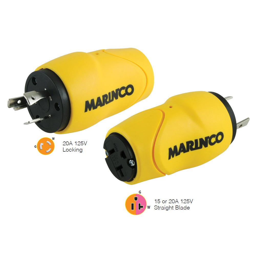 MARINCO Shore Male-to-Female Power Adapter