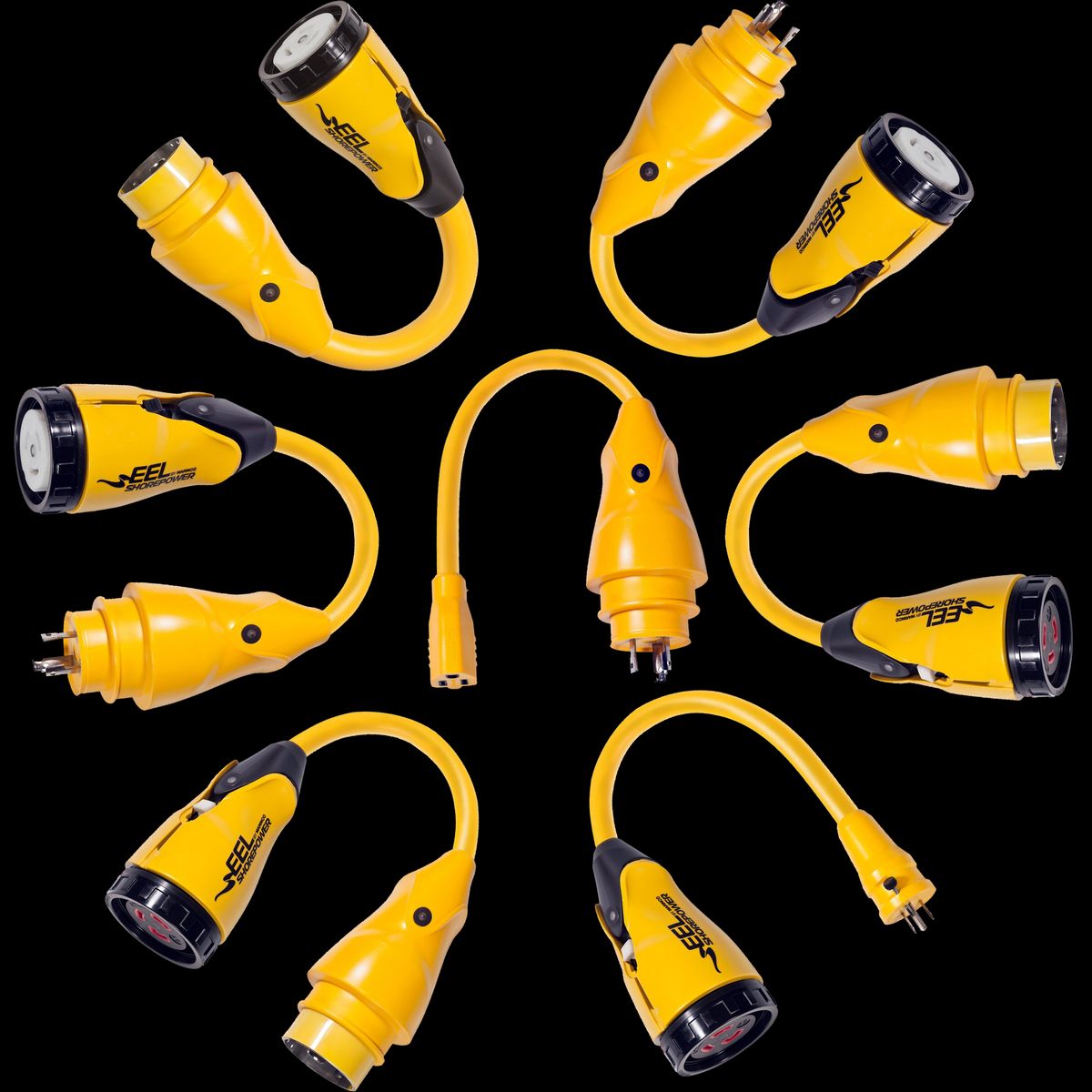 MARINCO Yellow Female-to-Male Pigtail Adapter