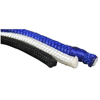 Marpac Braided MFP Fender Lines with 2 Inch Loop - 3/8 x 72 Inches - Black - 396 Pounds