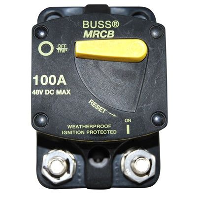 Marpac Circuit Breaker with Switch Function - Bussmann 187 Series - 100 Amp - Surface Mount