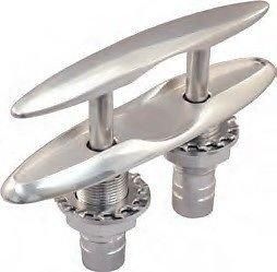 Marpac 7-1018 6" Stainless Steel Deluxe Pull Up Cleat - Wide Base Design