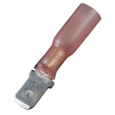 Marpac Heat Shrink Quick Disconnects - Insulated - 22-18 AWG - Male - Red