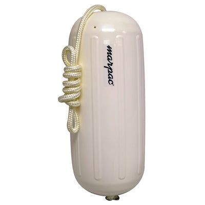 Marpac Hole-Thru-Middle Fender - 10 x 26 Inches - White