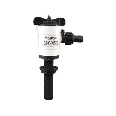 Marpac Livewell Pump - Cartridge Type - 750 GPH - In-line With Standard 3/4 Inch Outlet