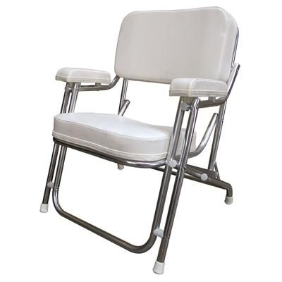 Marpac Marpac Folding Deck Chair - White