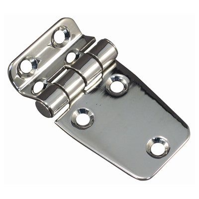 Marpac 7-1005 Stainless Steel Offset Shortside Hinge (2" Open Width, 1 1/2" Pin Length, 3/8" Offset)