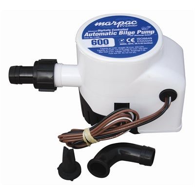 Marpac Premier Digitally Controlled Automatic Bilge Pump - 1,250 GPH - 1-1/8 And 1-1/4 Inch Discharge