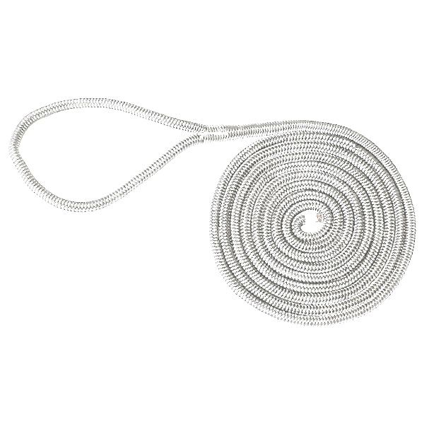 Marpac Premier Double Braided Nylon Dock Line - 5/8 Inch x 25 Feet - White